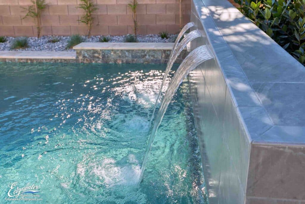 Custom pool by Edgewater Custom Pools – 10 Whispering Winds Way