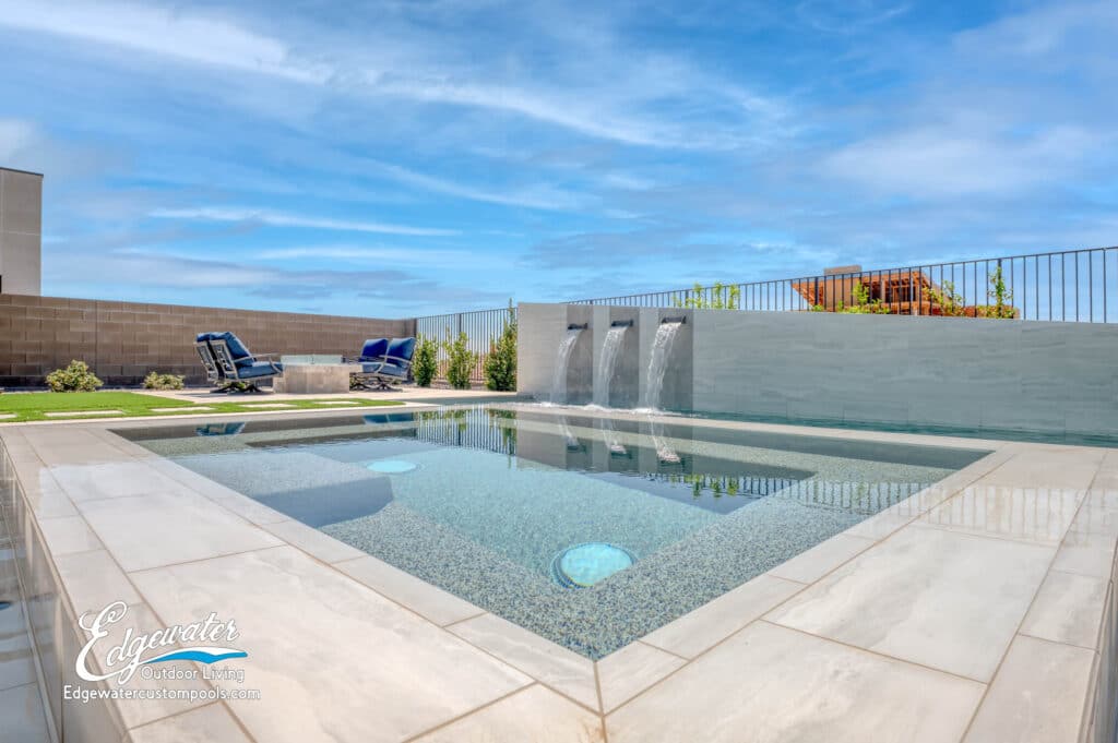 Custom pool by Edgewater Custom Pools – 10935 Rossa Peak Ave