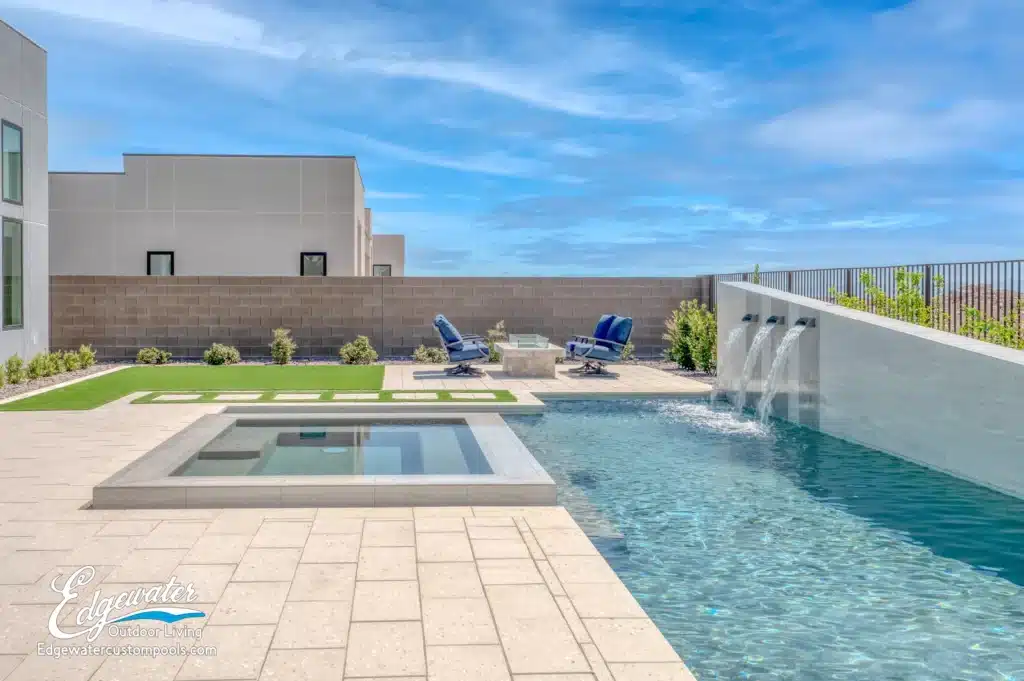 Custom pool by Edgewater Custom Pools &ndash; 10935 Rossa Peak Ave