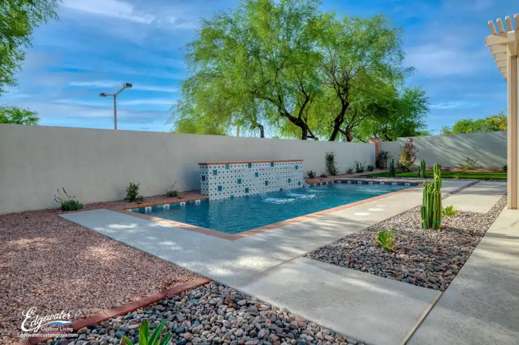 Custom pool by Edgewater Custom Pools &ndash; 1100 Cypress Ridge Ln