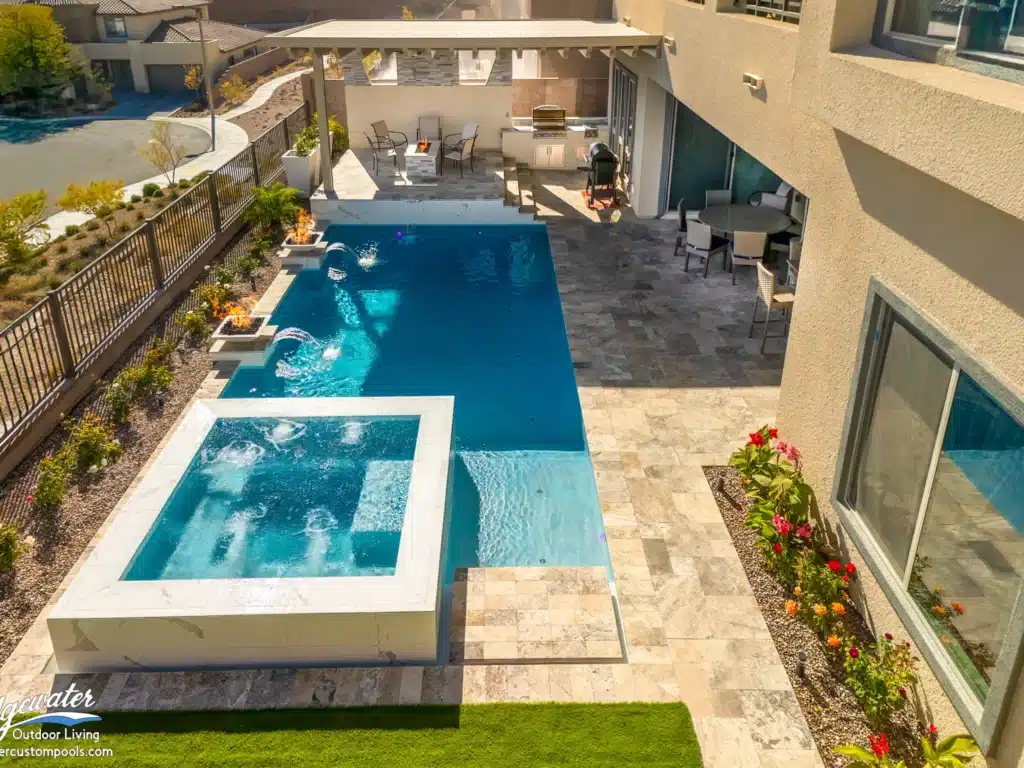 Custom pool by Edgewater Custom Pools &ndash; 170 Wilson Ridge St.