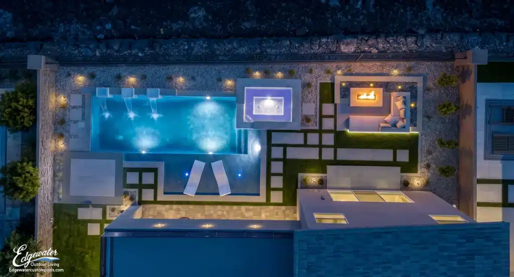 Custom pool by Edgewater Custom Pools &ndash; 202 Shaded Canyon Drive