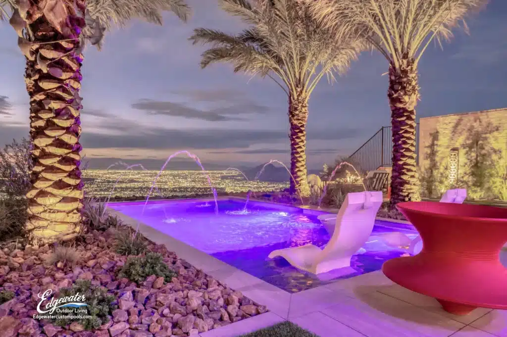 Custom pool by Edgewater Custom Pools &ndash; 498 Overlook Rim Drive