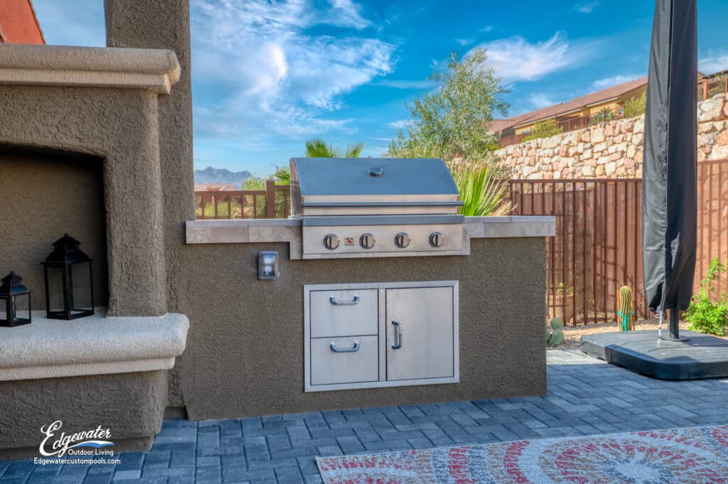 Outdoor living by Edgewater Custom Pools &ndash; 1433 Downy Peak