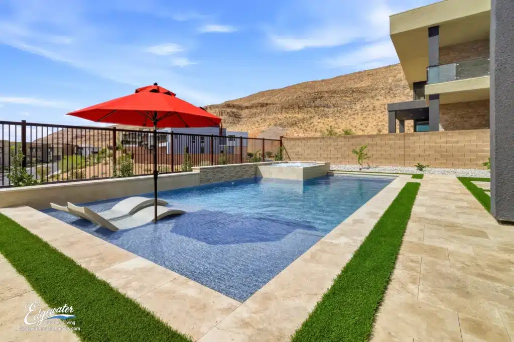 Custom pool by Edgewater Custom Pools &ndash; 5426 Mesa Edge Ct
