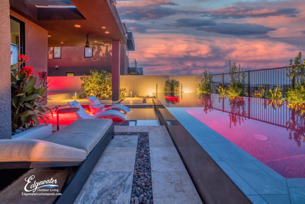 Custom pool by Edgewater Custom Pools &ndash; 5498 Stone Ridge