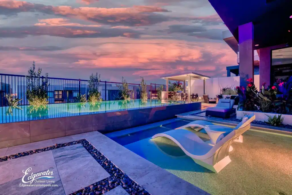 Custom pool by Edgewater Custom Pools &ndash; 5498 Stone Ridge