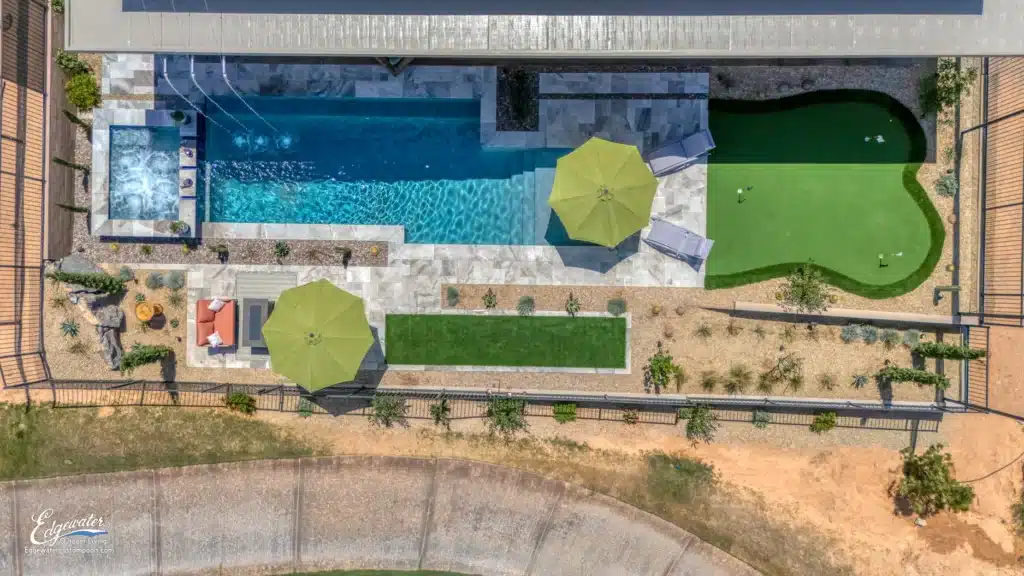 Custom pool by Edgewater Custom Pools &ndash; 553 Falcon View Drive