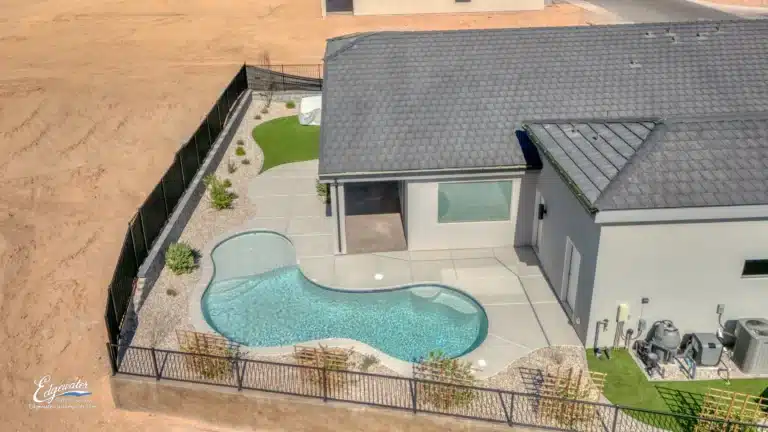 Custom pool by Edgewater Custom Pools – 894 Red Hawk Drive Mesquite
