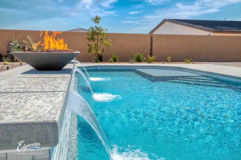 Custom pool by Edgewater Custom Pools – 9960 Fremantle Ave