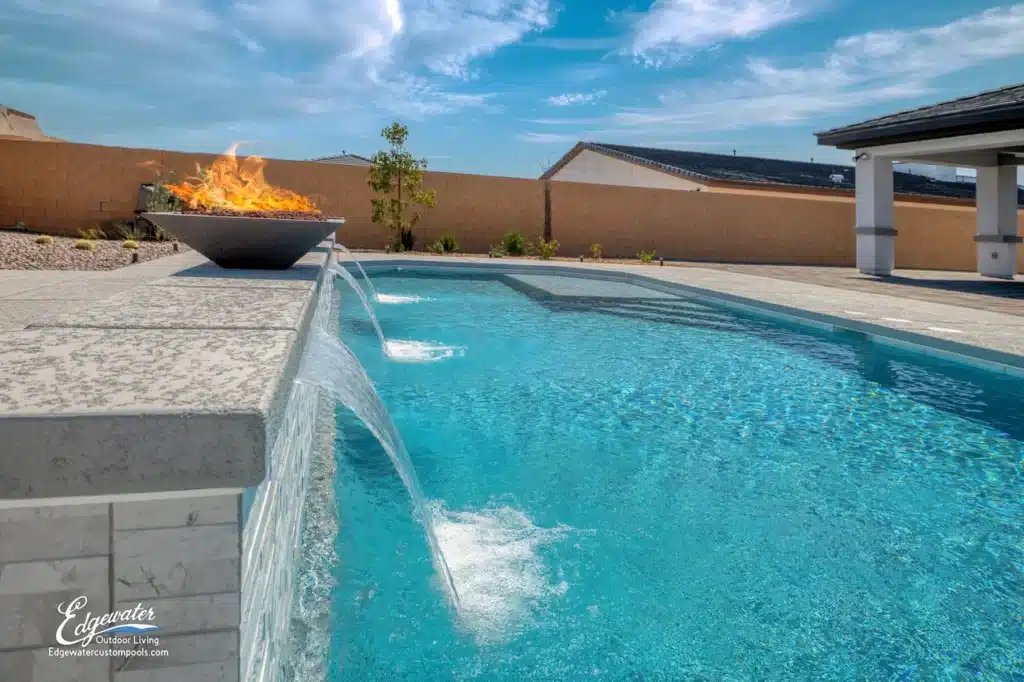 Custom pool by Edgewater Custom Pools – 9960 Fremantle Ave