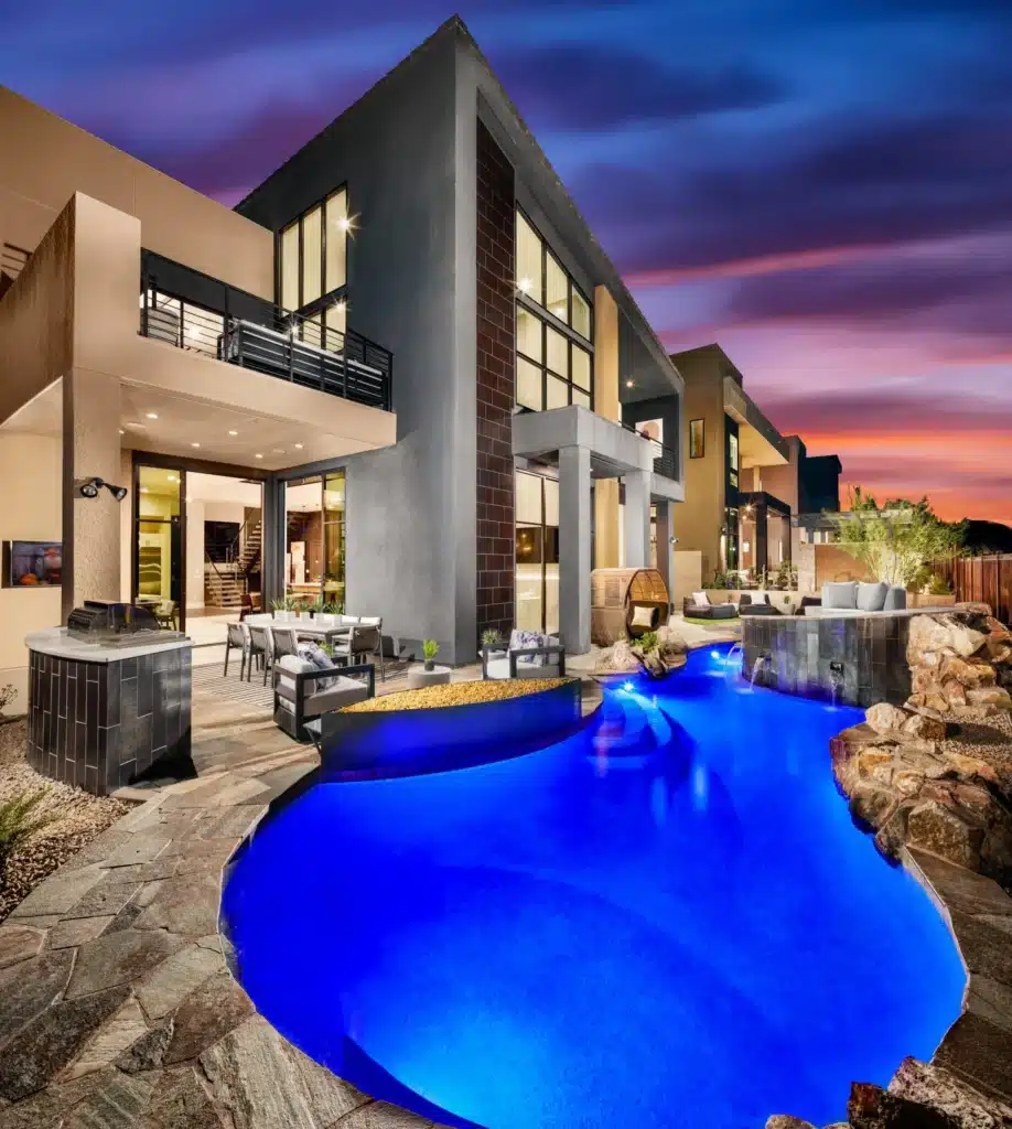 Custom pool by Edgewater Custom Pools &ndash; Sky View Oak Creek