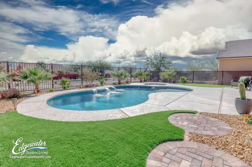Custom pool by Edgewater Custom Pools &ndash; Thrall