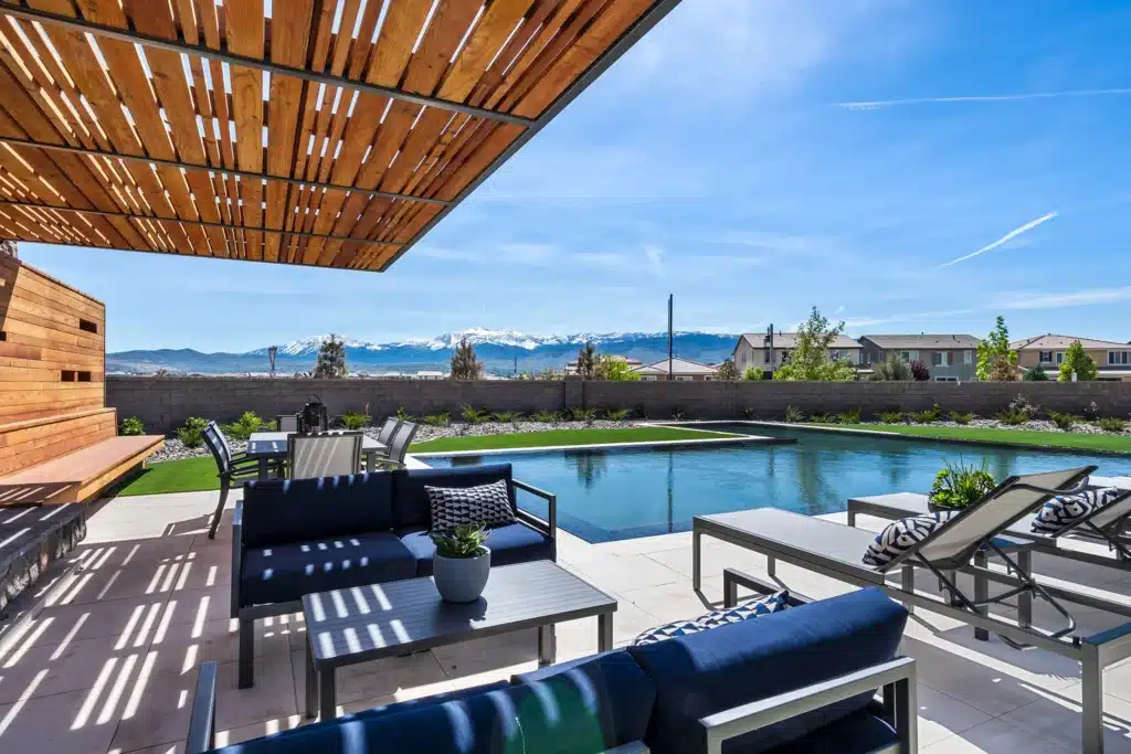 Custom pool by Edgewater Custom Pools &ndash; Toll Brothers Reno Diamond Crest The Brighton Online