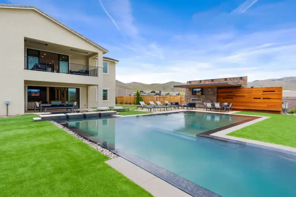 Custom pool by Edgewater Custom Pools &ndash; Toll Brothers Reno Diamond Crest The Brighton Online