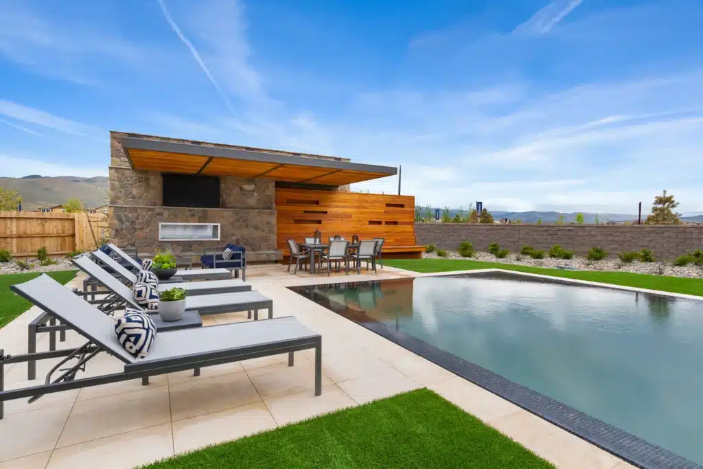 Custom pool by Edgewater Custom Pools &ndash; Toll Brothers Reno Diamond Crest The Brighton Online