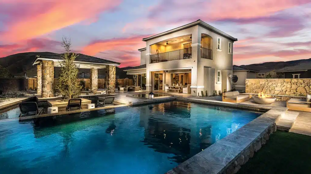 Custom pool by Edgewater Custom Pools &ndash; Toll Brothers Reno Mason Ridge Bryce Model Online 01 Cc 1920