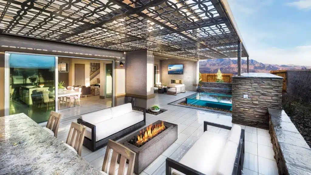 Custom pool by Edgewater Custom Pools &ndash; Toll Brothers Reno Nv Saguaro Model 05 Cc Ret 1920