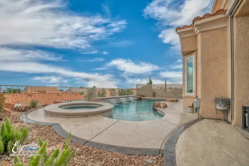 Custom pool by Edgewater Custom Pools &ndash; Wong