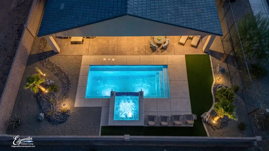 Custom pool by Edgewater Custom Pools &ndash; Dustin Don