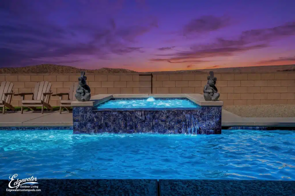 Custom pool by Edgewater Custom Pools &ndash; Dustin Don