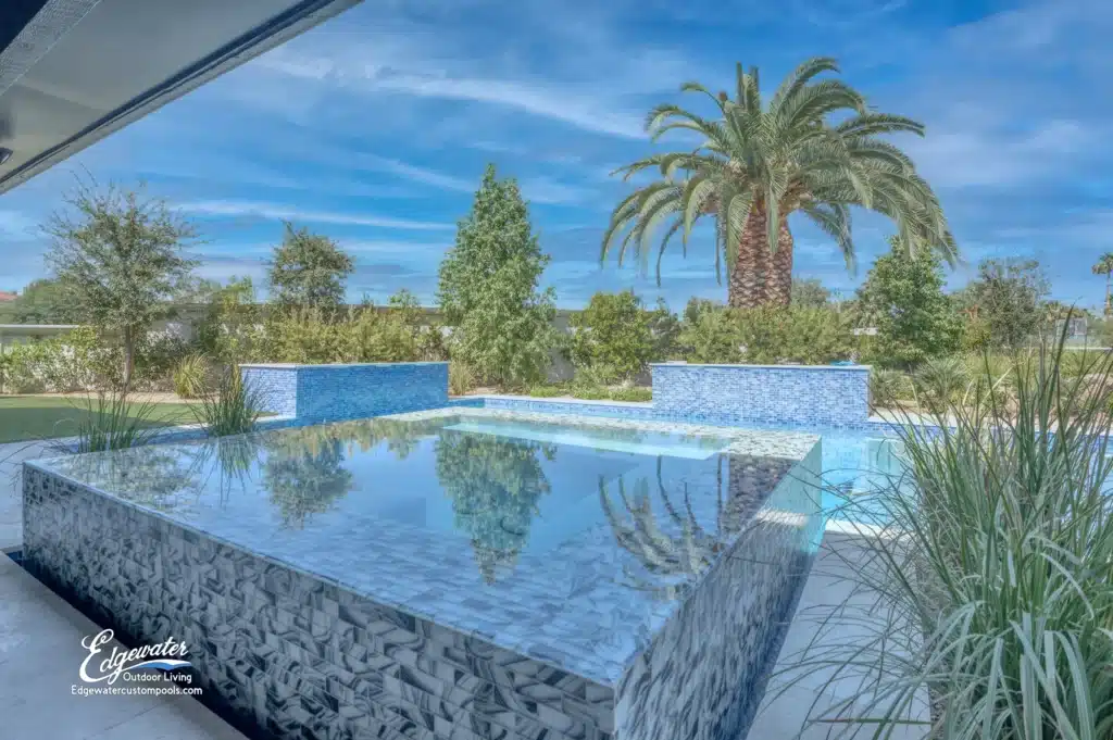 Custom pool by Edgewater Custom Pools &ndash; No Waterfall Edition